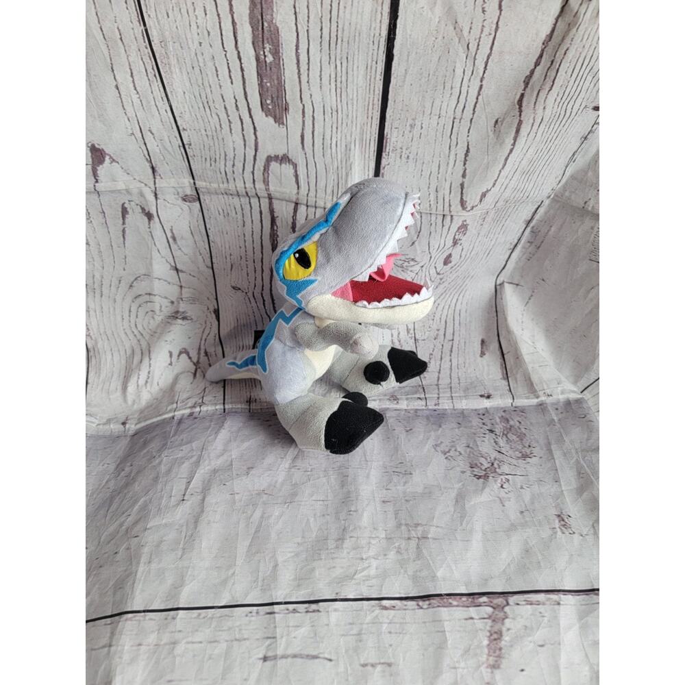 Mattel 9" Jurassic World Velociraptor Blue Dinosaur 2021 Toy Stuffed Plush